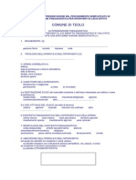 Schema Relazione Paesaggistica Semplificata