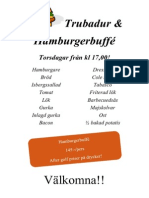 Trubaur & Hamburgerbuffé