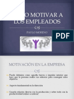 Motivación en La Empresa