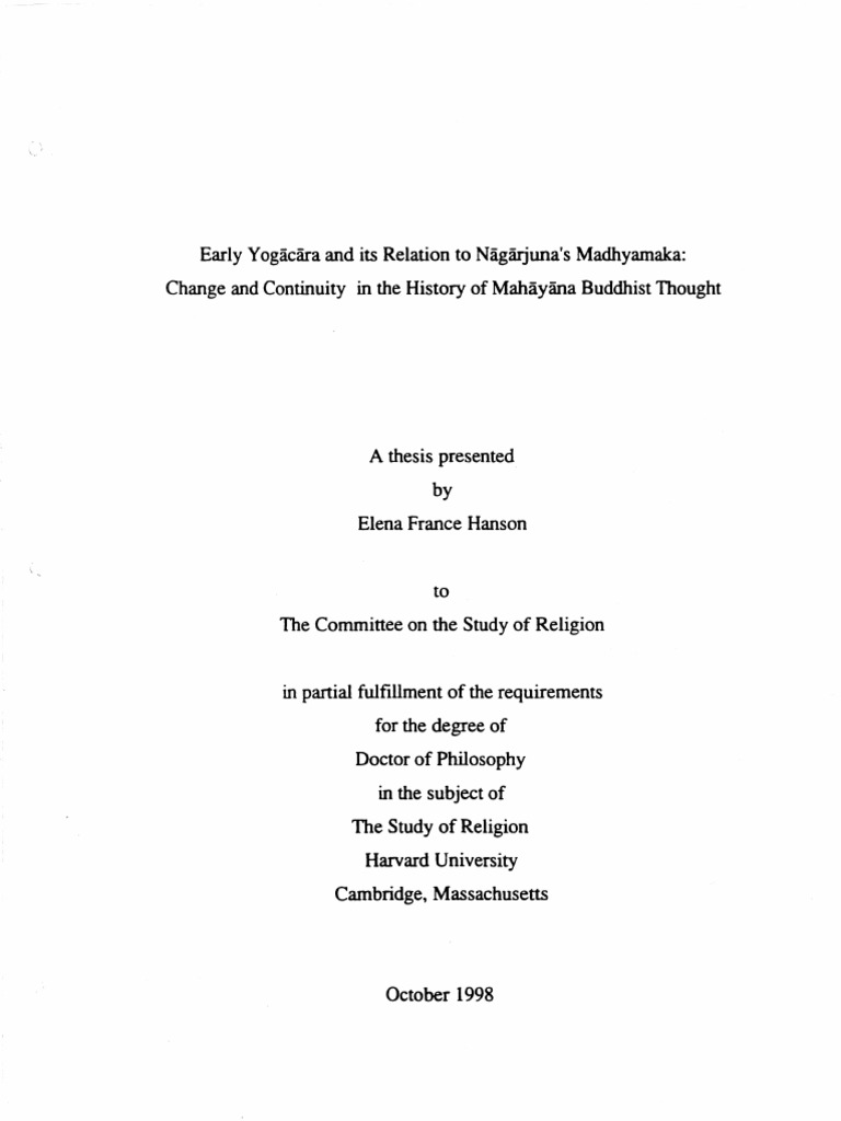 Early Yogacara and Its Relation To Nagarjuna's Madhyamaka PDF