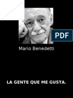 La Gente Que Me Gusta (Mario Benedetti)