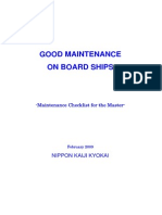 Good Maintenance on Board Ships e