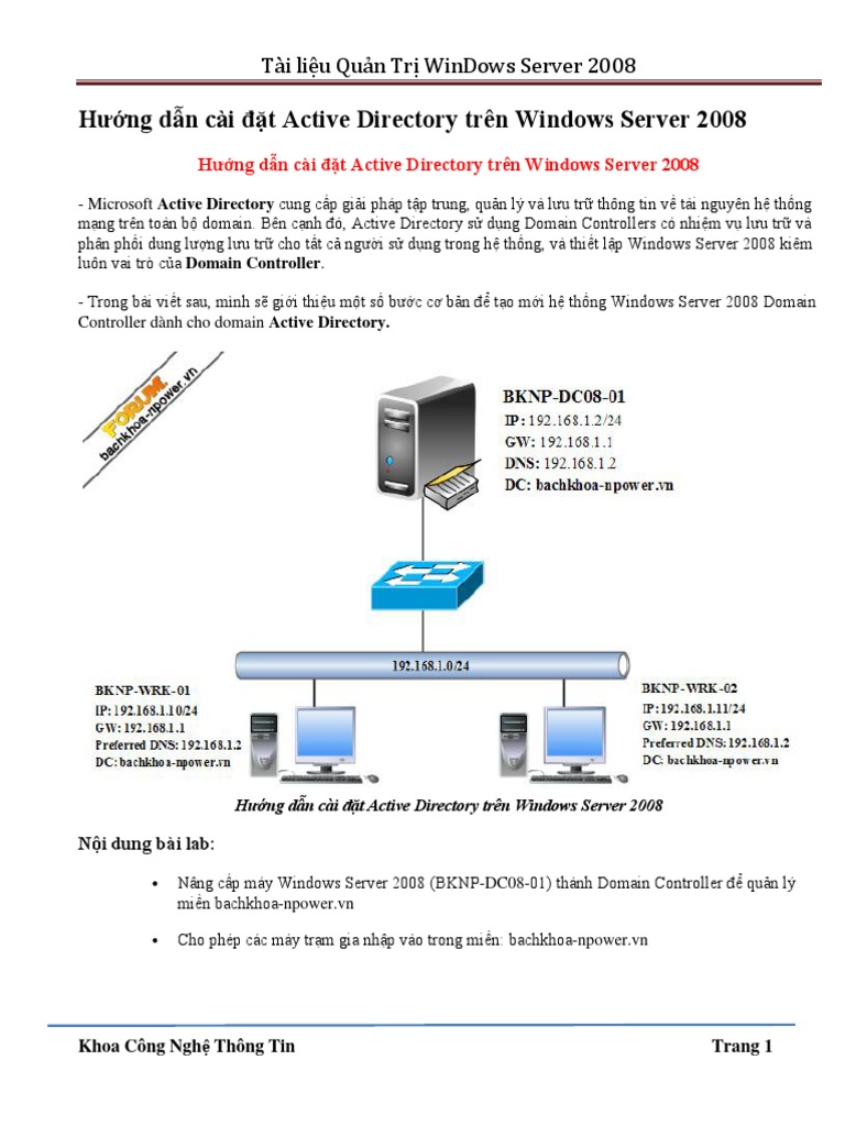 Windows Server 2008 | PDF