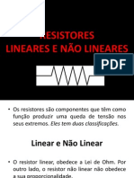 Resistores Lineares e Nc3a3o Lineares