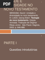 Unidade e Diversidade No Novo-Testamento