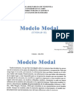 Modelo Modal - UNIDAD II