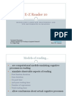 E-Z Reader 10: Modelling Language Processing and Eye Movements in Reading