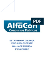 Alfacon Eliezo Agente Socioeducativo de Santa Catarina Estatuto Da Crianca e Do Adolescente Professor Alfacon 1o Enc 20140629163902