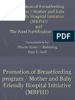 Promotion of Breastfeeding Program