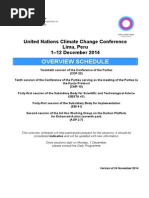 Download Lima Climate Change Conference - December 2014Overview Schedule  by COP20 Lima SN232309776 doc pdf