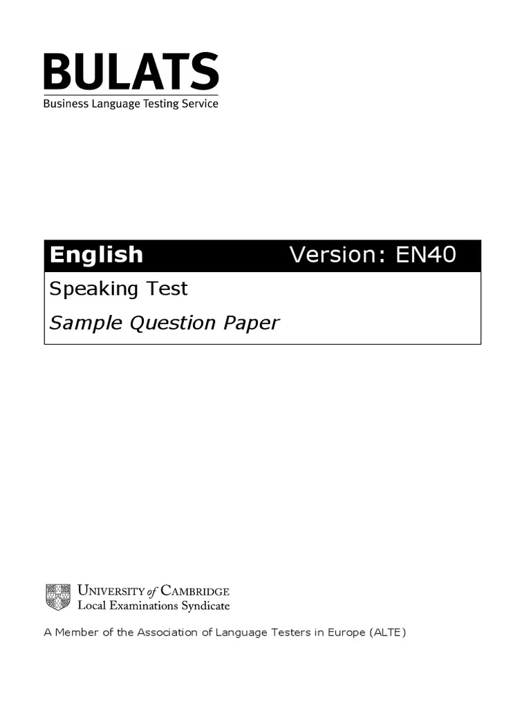 bulats online speaking test sample Bulats speaking practice ppt video online download.