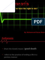 Do We Have The Right To Die?: By: Muhammad Faizan Nasir