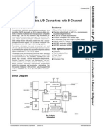 ADC0808/ADC0809 8-Bit P Compatible A/d Converters With 8-Channel Multiplexer