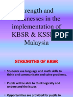 KBSR & KSSR Implementation Strengths Weaknesses Malaysia