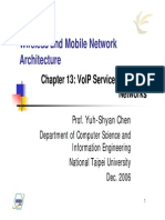 Wireless and Mobile Network Architecture