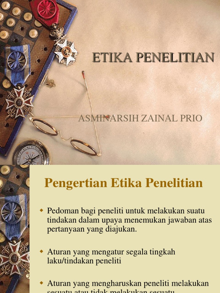 ETIKA PENELITIAN