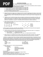 STD Xii Record Questions 2014 - 2015