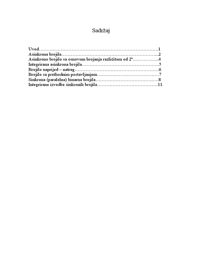 Digitalna Brojila - Digitalni Brojaci | PDF