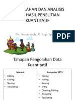 Pengolahan Dan Analisis Data Hasil Penelitian