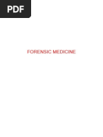 Forensic Medicine Question Papers