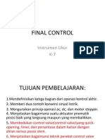 K-7 Instrumen Ukur ( Final Control)