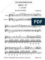 [Free Scores.com] Carulli Ferdinando Carulli Op027 Duo Concertante 1 Alegro Gp 62841