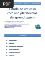 Estudo de um caso com uso de plataformas de aprendizagem