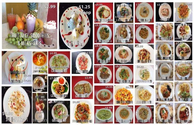 Diverse Menu: Pasta, Mexican, Salads | PDF