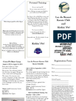 Lac Du Bonnet Karate Club and Kickin' Fit! 2014 Summer Guide