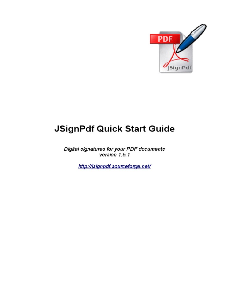 JSignPdf Quick Start Guide | PDF | Secure Communication | Computing