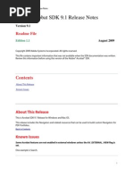 Adobe Acrobat SDK 9.1 Release Notes: Readme File
