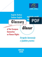 Glosar EK o Ljudskim Pravima