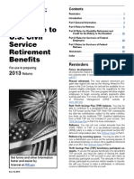 Tax Guide To U.S. Civil Service Retirement Benefits: Reminders