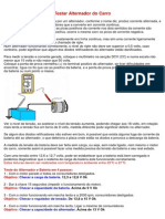 Testar Alternador e Bateria Do Carro