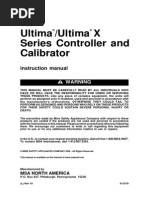 Ultima /ultima X Series Controller and Calibrator: Instruction Manual