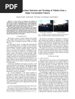  Real-time Detection and Tracking of Vehicles 
