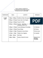 Jadual Minggu Orientasi