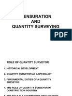 Mensuration & Quantity Survey