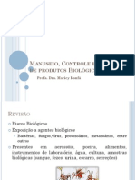 Aula 3 - Manuseio Controle e Descarte de Material Biológico