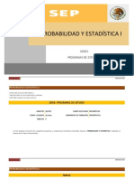 Probabilidad y Estadistica I