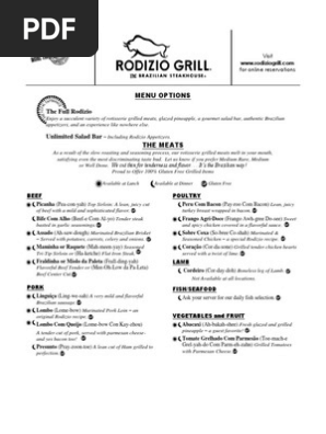 123 09 Printable Menu Vor Salad Desserts