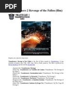 IDW Transformers Comics Reading Order | PDF | Hasbro | Fictional Vehicles