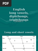 LECTURE 3 Diphthongs