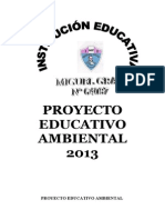 Proyecto Educativo Ambiental 2013