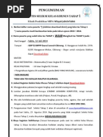 Download Pengumuman SKK Jabodetabek Upload by Setyo Suhartanto SN232389536 doc pdf