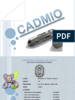 Cadmio y Derivados