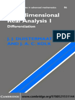 Multidimensional Real Analysis 1: Differentiation