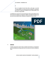 Proceso de tratamiento de agua en la planta Santa Apolonia