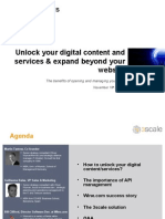 3scale Networks: Unlock Your Digital Content and Services & Expand Beyond Your Website