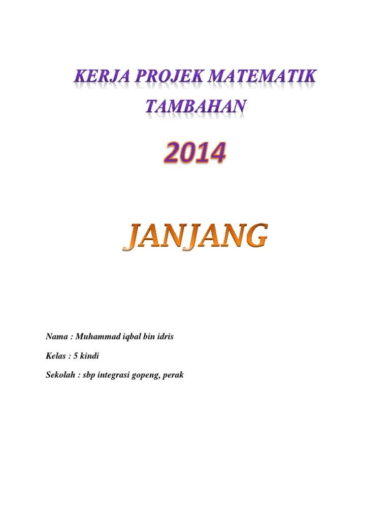 Add Math Project | PDF